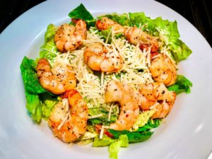 keto shrimp caesar salad